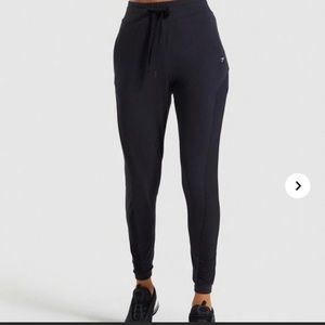 Black gymshark mesh side leggings - size small